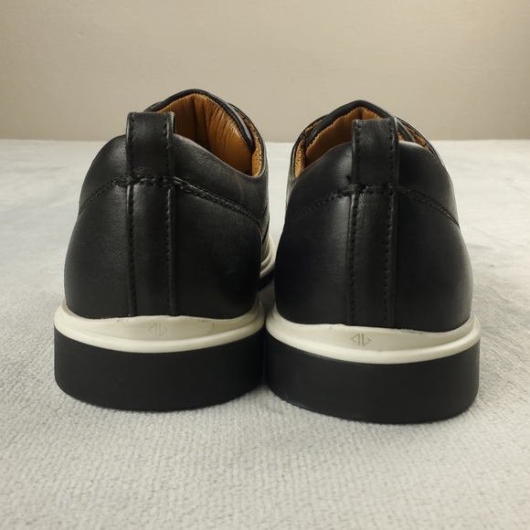 Amberjack The Original Oxford Leather Shoes Mens 7 Onyx Black Casual Dress - Picture 7 of 14